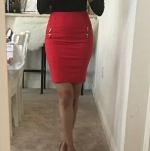 💥2 for $30💥NWOT H&M Red Pencil Skirt